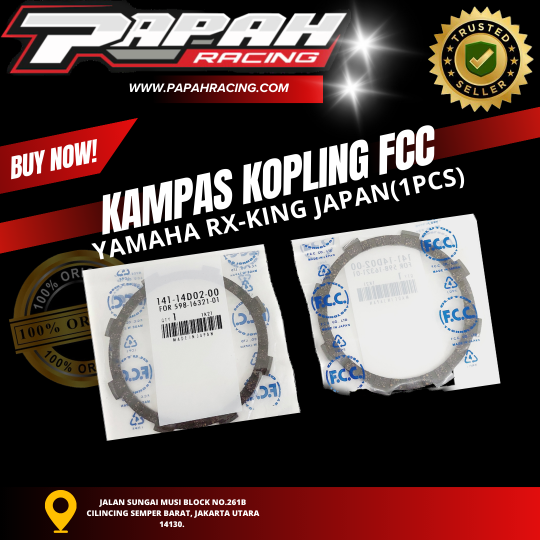 KAMPAS KOPLING YAMAHA RXKING FCC JAPAN(1PCS)